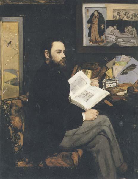 Edouard Manet Portrait d'Emile Zola (mk40) oil painting picture